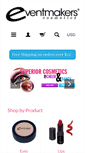 Mobile Screenshot of eventmakerscosmetics.com